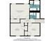 Second floor plan featuring a primary bedroom, two bedrooms, hall, and two bathrooms at 3448 Great Meadows Ct, Lithonia, GA 30038