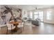 Open concept living area with hardwood flooring and modern decor throughout at 1300 Memorial Se Dr # 12, Atlanta, GA 30317