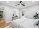 Bedroom with walk-in closet, hardwood floors, and natural light at 2781 Long Way, Decatur, GA 30032