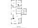 Detailed floor plan showcasing the layout and dimensions of the home at 2781 Long Way, Decatur, GA 30032