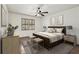 Bedroom featuring a ceiling fan and a comfy rug at 55 Delmont Ne Dr # D1, Atlanta, GA 30305