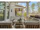 Inviting porch with cozy seating, offering a tranquil outdoor living space at 1004 Baldwin Dr, Milton, GA 30009