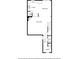 A detailed floor plan of the home's first floor, including the kitchen, living room, dining area, and bath at 5260 Sherwood Way, Cumming, GA 30040