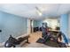 Finished basement featuring neutral carpeting, recessed lighting, and versatile space for recreation or hobbies at 3397 Old Jonesboro Rd, Hapeville, GA 30354