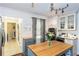 Kitchen with a center island, track lighting, and stainless steel appliances at 3397 Old Jonesboro Rd, Hapeville, GA 30354