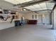 Spacious garage with ample storage, epoxy flooring, and convenient access to the house at 187 Slate Dr, Buford, GA 30518
