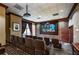 A community theater room with stadium seating and a large screen at 195 14Th St # 1403, Atlanta, GA 30309