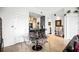 Open-concept living with dining area and modern kitchen, featuring sleek countertops and stainless steel appliances at 250 Pharr Ne Rd # 1113, Atlanta, GA 30305