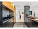 Modern kitchen with a center island, stone countertops, and stainless-steel appliances at 250 Pharr Ne Rd # 1113, Atlanta, GA 30305