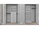 Walk-in closet featuring custom shelving and drawers at 1205 Club Walk Ne Dr, Brookhaven, GA 30319