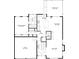 First floor layout features primary bedroom with ensuite bath, kitchen, dining area, Gathering room, garage and foyer at 1205 Club Walk Ne Dr, Brookhaven, GA 30319