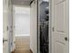 Convenient laundry area with sliding door, washer, and dryer at 1205 Club Walk Ne Dr, Brookhaven, GA 30319