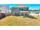 Spacious backyard featuring a covered patio and lush green lawn at 1673 Dover Creek Ln, Lawrenceville, GA 30045