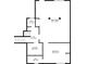 Basement layout featuring a Gathering room, bedroom, laundry, and bathrooms at 440 Hunt River Way, Suwanee, GA 30024