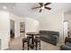 Functional bonus room with comfortable seating, a table for games, and great lighting at 1318 Crestwind Nw Rd, Kennesaw, GA 30152