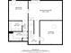 Basement floorplan includes large recreation room, bedroom, bath, walk-in closet and storage at 4505 Glengary Ne Dr, Atlanta, GA 30342
