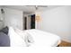 Inviting bedroom with hardwood floors, a ceiling fan, and a cozy queen size bed at 308 Greenwood Ave, Decatur, GA 30030