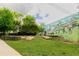 Charming community green space with mature trees and colorful mural, creating a welcoming atmosphere at 308 Greenwood Ave, Decatur, GA 30030