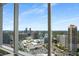 Stunning city views from floor-to-ceiling windows in a modern home at 3630 Peachtree Ne Rd # 3207, Atlanta, GA 30326