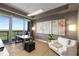 Stylish office space with hardwood floors, large windows offering a nice view, and modern decor at 3630 Peachtree Ne Rd # 3207, Atlanta, GA 30326
