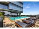 Relaxing rooftop pool area featuring comfortable lounge chairs and stunning city views at 3630 Peachtree Ne Rd # 3207, Atlanta, GA 30326