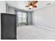 Bedroom featuring window, ceiling fan, and gray walls at 716 Crimson Morning Vw, Canton, GA 30114