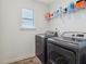 Functional laundry room with modern washer and dryer at 815 Regal Sw Ln, Atlanta, GA 30331