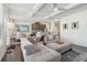 Comfortable living space with coffered ceiling, modern furnishings, and stylish decor at 815 Regal Sw Ln, Atlanta, GA 30331
