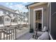 Balcony with outdoor seating, showcasing the neighborhood and easy access to the bar at 2004 Cortland Rd, Milton, GA 30009