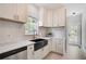 Updated kitchen with white cabinets, quartz countertops, and stainless steel sink at 22 Haygood Se Ave, Atlanta, GA 30315