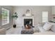 Comfortable living room showcases a decorative fireplace and a light-filled window at 22 Haygood Se Ave, Atlanta, GA 30315