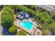 Inviting community pool surrounded by lounge chairs and lush landscaping, providing a perfect summer escape at 416 Battlefield Creek Dr, Marietta, GA 30064