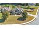 Beautiful home with manicured front lawn, mature trees, and a long driveway at 416 Battlefield Creek Dr, Marietta, GA 30064