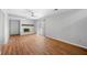 Cozy living room featuring a fireplace and sliding glass doors at 4347 Pleasant Ridge Rd, Decatur, GA 30034