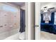Bathroom with a shower and toilet at 903 Shaftoe Nw St, Kennesaw, GA 30152