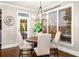 Cozy breakfast nook with a round wood table, upholstered chairs and natural light at 903 Shaftoe Nw St, Kennesaw, GA 30152