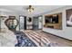 Spacious main bedroom with ensuite bathroom, walk in closet and mounted television at 2619 Kellogg Creek Rd, Acworth, GA 30102