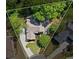 Overhead shot of a private residence, highlighting the spacious layout and landscaping at 2990 Byrons Green Ct, Marietta, GA 30062
