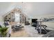 Vaulted living area featuring custom built-ins and a cozy seating area at 2990 Byrons Green Ct, Marietta, GA 30062