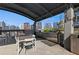 Modern outdoor grilling station offers residents a convenient space for cooking and entertaining at 943 Peachtree Ne St # 2002, Atlanta, GA 30309