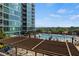 Relaxing pool and pergola area creates a lush and inviting outdoor space for residents at 943 Peachtree Ne St # 2002, Atlanta, GA 30309