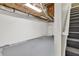 Unfinished basement features exposed piping, utility and a shower at 2009 Shipwreck Ct, Buford, GA 30518