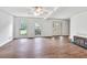 Inviting living room featuring hardwood floors, and natural light at 2009 Shipwreck Ct, Buford, GA 30518