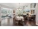 Open concept with kitchen and breakfast nook leading to the cozy living room with fireplace at 2315 Saddle Brook Trce, Cumming, GA 30040