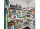 Walk-in pantry featuring wire shelving for ample food and supply storage at 2315 Saddle Brook Trce, Cumming, GA 30040