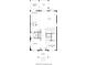 This first floor plan showcases a spacious kitchen, living area, and outdoor porch at 286 Norwood Ne Ave, Atlanta, GA 30317