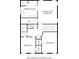 Second floor plan featuring bedrooms, bathrooms, and a laundry room for convenience at 286 Norwood Ne Ave, Atlanta, GA 30317