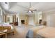 Large bedroom with sitting area, tray ceilings and neutral paint at 299 Saint Marys Nw Ln, Marietta, GA 30064