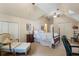 Bedroom with angled ceilings, lots of closet space and natural light at 299 Saint Marys Nw Ln, Marietta, GA 30064