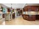 Gourmet kitchen features custom cabinetry, stainless steel appliances, and a large island at 299 Saint Marys Nw Ln, Marietta, GA 30064